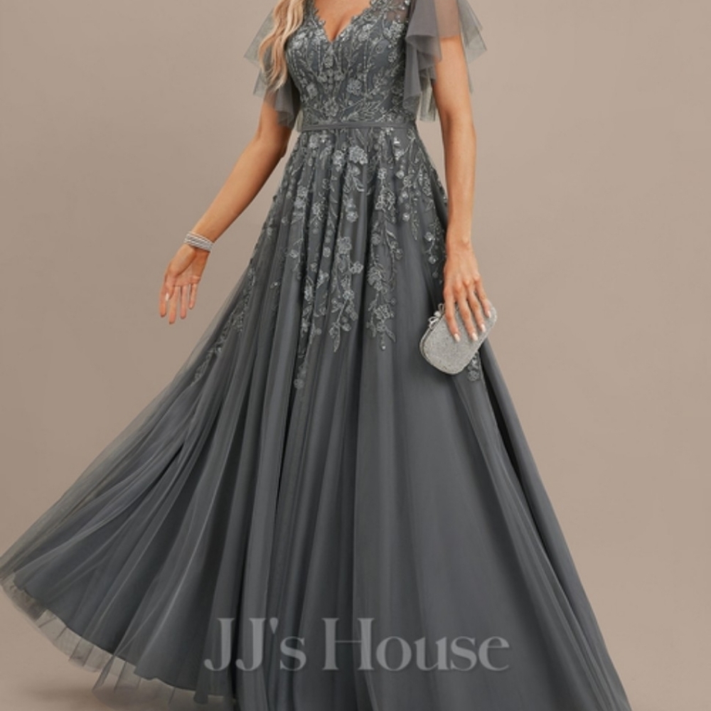 Grey formal dress